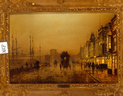 グラスゴードック、1892 作： John Atkinson Grimshaw