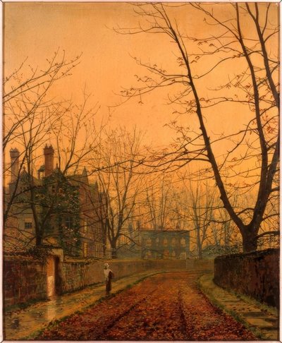 ハムステッド–オータムゴールド 作： John Atkinson Grimshaw