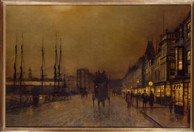 ジャグリムショー、グラスゴー-絵画 作： John Atkinson Grimshaw