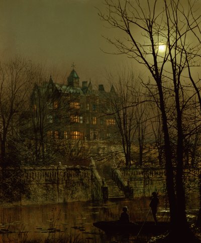 ノウズロープオールドホール、リーズ 作： John Atkinson Grimshaw
