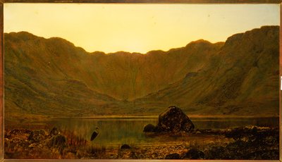 山の孤独、1885 作： John Atkinson Grimshaw