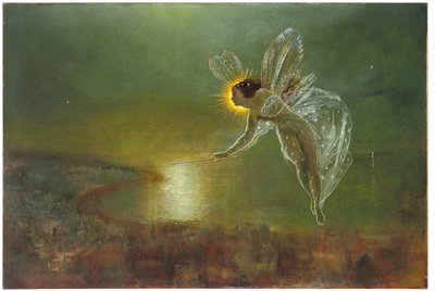 精神の夜、1879 作： John Atkinson Grimshaw