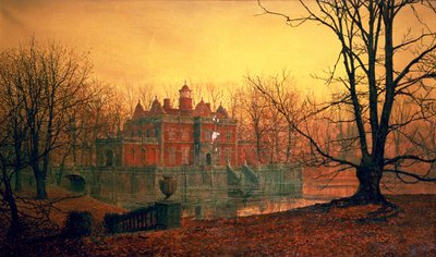 お化け屋敷 作： John Atkinson Grimshaw