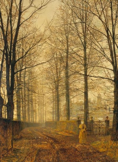300年前 作： John Atkinson Grimshaw