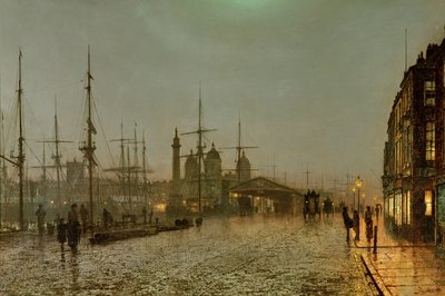 不明な画像 作： John Atkinson Grimshaw