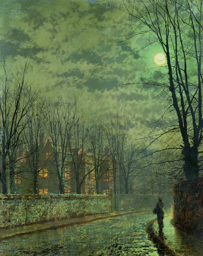 不明な画像 作： John Atkinson Grimshaw