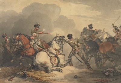 戦闘シーン 作： John Augustus Atkinson
