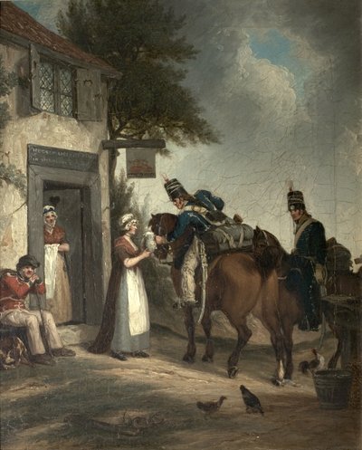 爽やかな兵士、1805年頃 作： John Augustus Atkinson