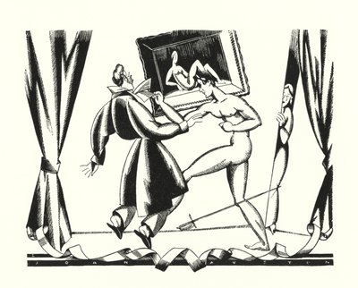 バイロン卿によるドン・ファンのイラスト (litho) 作： John Austen