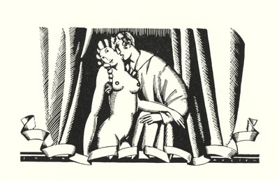 バイロン卿によるドン・ファンのイラスト (litho) 作： John Austen