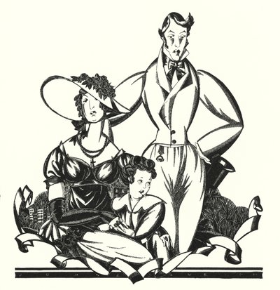 バイロン卿によるドン・ファンのイラスト (litho) 作： John Austen