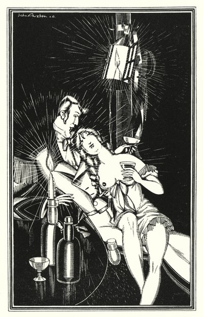 バイロン卿によるドンファンのイラスト: しかし、フアンはかなり「少年のブロス」でした (litho) 作： John Austen