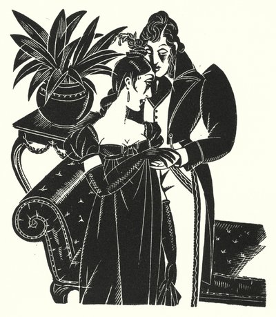 ギュスターヴ・フローベールによるマダム・ボヴァリーのイラスト (litho) 作： John Austen