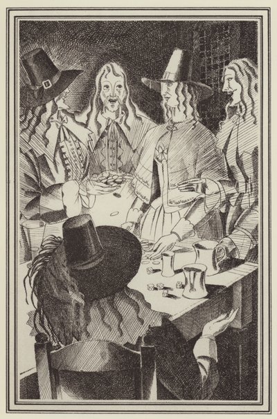 ダニエル・デフォーによるモール・フランダースのイラスト（litho） 作： John Austen