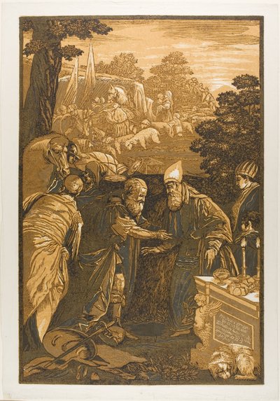 メルキゼデク、アブラハムに祝福を、オペラ・セレクターリアより 作： John Baptist Jackson