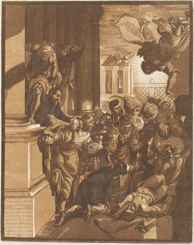 聖マルコの奇跡（左側） 作： John Baptist Jackson after Jacopo Tintoretto