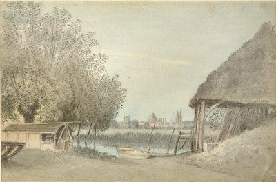 フェリー・ヒンクシー号、オックスフォード近郊、1789 年 6 月 15 日 作： John Baptist Malchair