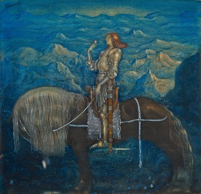 騎士です。Among Gnomes and Trolls par Bauer, John (1882-1918) 作： John Bauer