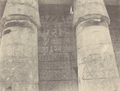 Medinet Habu、RamsesMéïamounPalace、左壁 作： John Beasly Greene