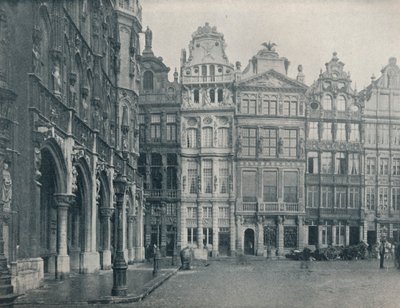 グランプラスの角、ベルギー、ブリュッセル、c1900 1914-1915 作： John Benjamin Stone