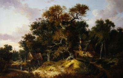 森のコテージ 作： John Berney Ladbrooke