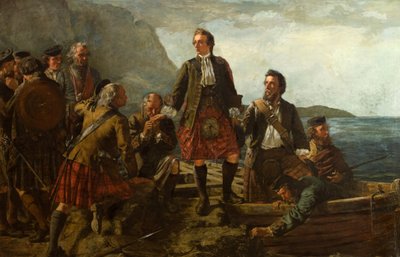 「Lochaber No More」 - チャーリー王子、スコットランドを去る 作： John Blake MacDonald