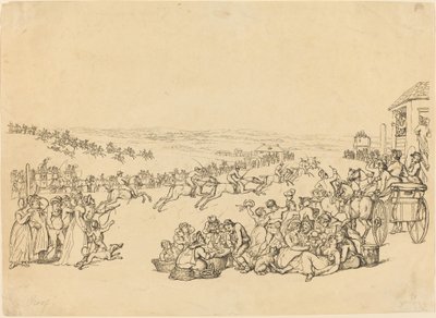 ランニング 作： John Bluck after Thomas Rowlandson