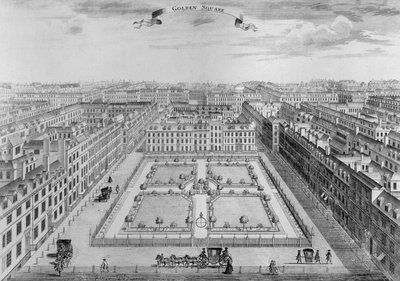 ゴールデンスクエア、1725年 作： John Bowles