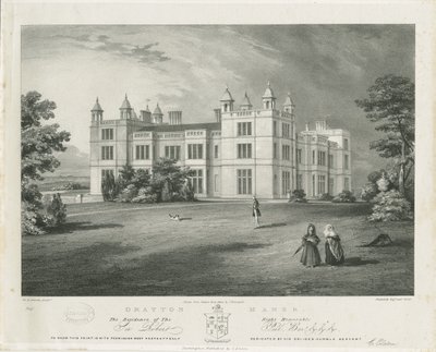 ドレイトンバセット-「ドレイトンマナー」：リトグラフ、nd [1812-1863] 作： John Brandard