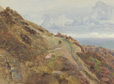 ボンチャーチ ダウンズ、1865 年。 作： John Brett