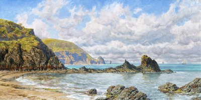 「フォレスト コーブ、カーディガン ベイ」、1883 年 作： John Brett