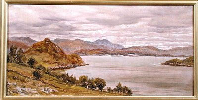 コリー湖からの眺め 1885年8月27日（油彩・キャンバス） 作： John Brett