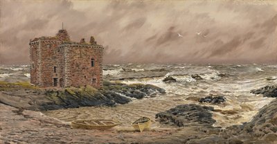 ポーテンクロス城の南東の強風、1886 作： John Brett