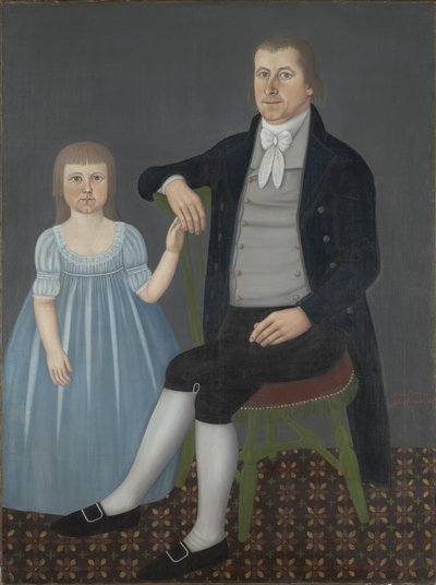 コンフォートスターマイガットとルーシーマイガット、1799 作： John Brewster