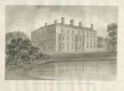 Biddulph - Knypersley Hall [new] : sepia drawing 作： John Buckler