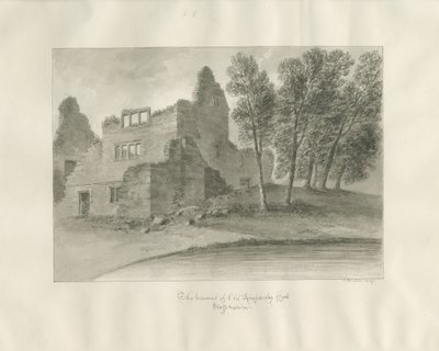 Biddulph - Knypersley Hall [old] : sepia drawing 作： John Buckler