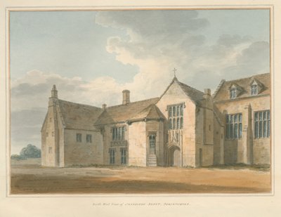 ドーセット-シャーボーン修道院、1802年 作： John Buckler