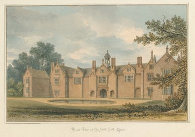 エセックス-ゴスフィールドホール、1824年 作： John Buckler