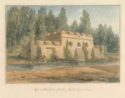 ハンプシャー-ネットリー城、1828 作： John Buckler