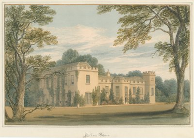 ミドルセックス-フラムパレス、1824年 作： John Buckler