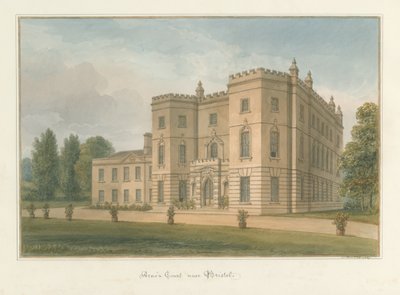 サマセット-ブリストル-アルノの裁判所、1827年 作： John Buckler