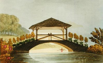 素朴な橋（アッカーマンの芸術のリポジトリより 作： John Buonarotti Papworth