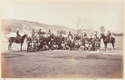 ？Provost-Marshalとスタッフを伴うアシスタント副大将？、1879年頃 作： John Burke