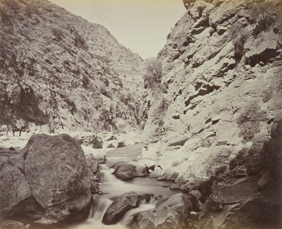 ？汚点の鋭いターン[Ali Masjidの下]、非常に荒いビット？、1879 作： John Burke