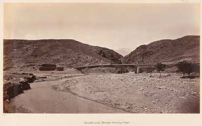 Surakh-aubの橋、1879年 作： John Burke