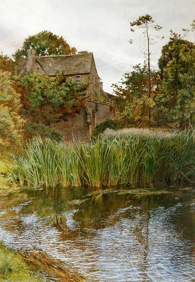 秋の庭 作： John Byam Liston Shaw