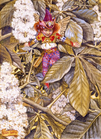 キューピッドの娯楽（トイレ、ガッシュ、紙） 作： John Byam Liston Shaw