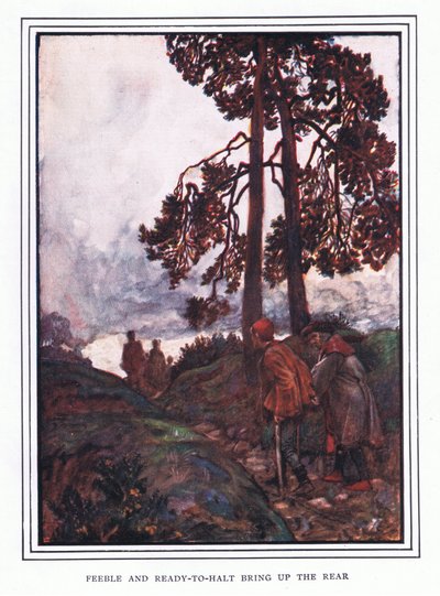 FeebleとReAD y to Haltがリアを持ち上げます 作： John Byam Liston Shaw