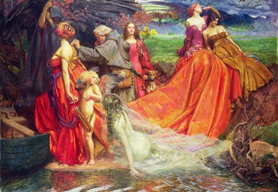 今は巡礼者年フェア秋の料金です 作： John Byam Liston Shaw