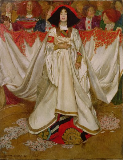 ハートの女王、1896 作： John Byam Liston Shaw